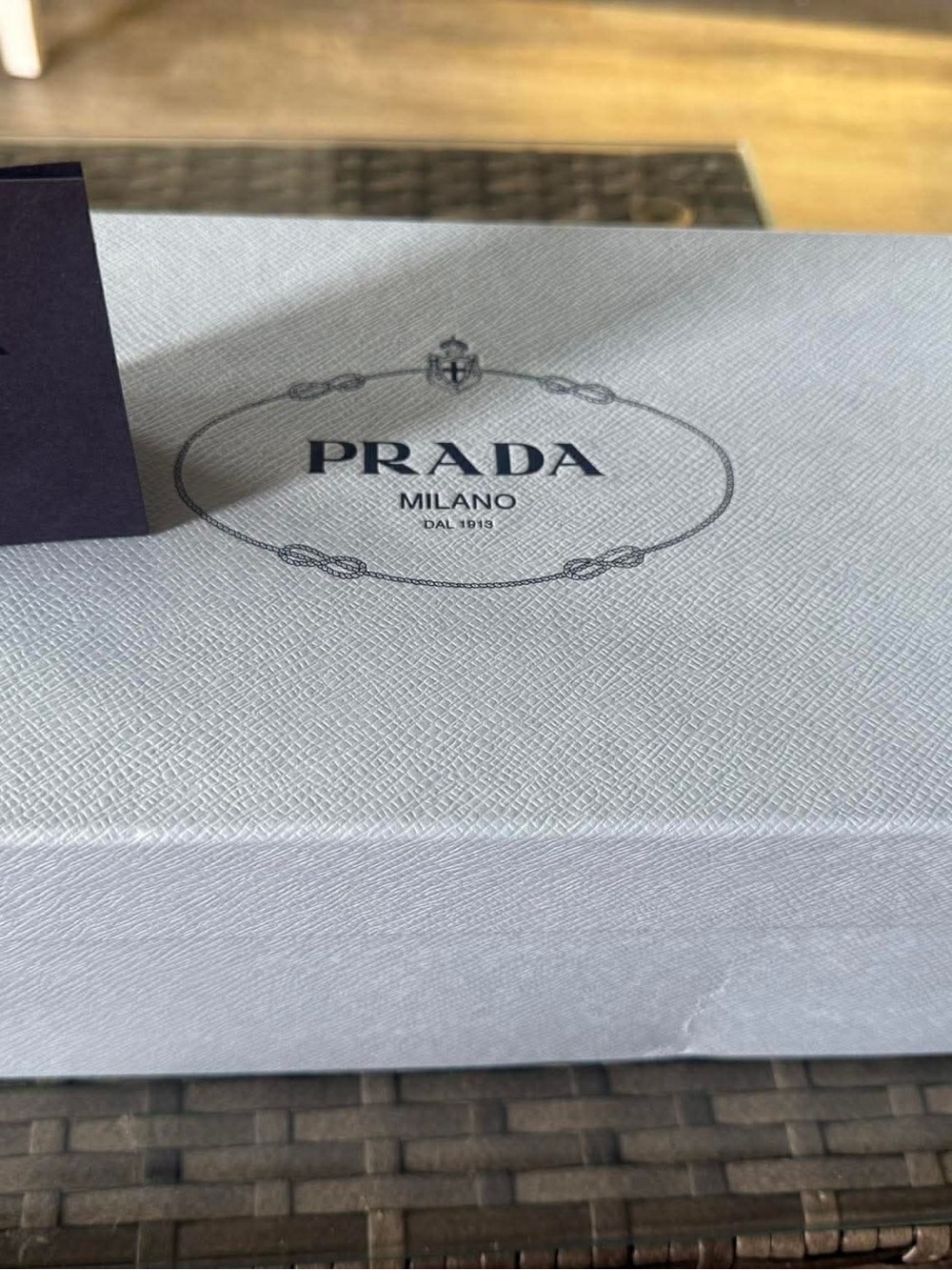 Prada SATIN HEELED SANDALS WITH CRYSTALS - Picture 15 of 15